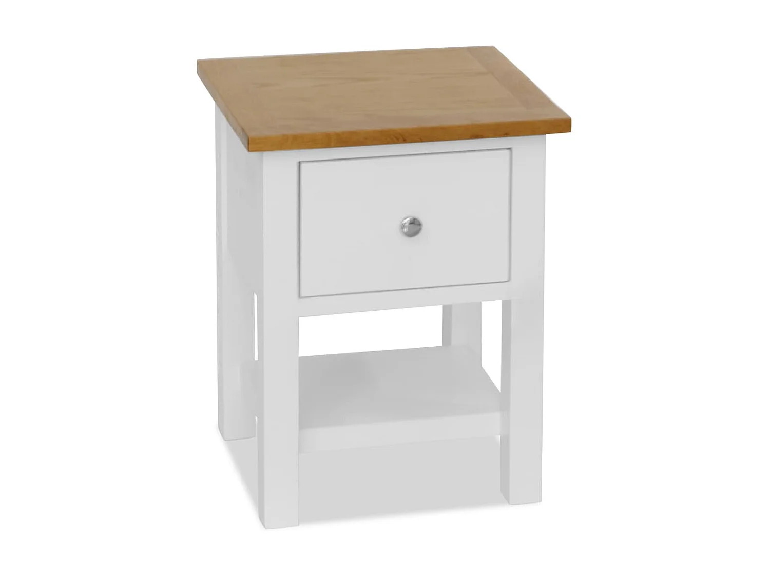 Table de chevet 36 x 30 x 47 cm Bois de chêne massif