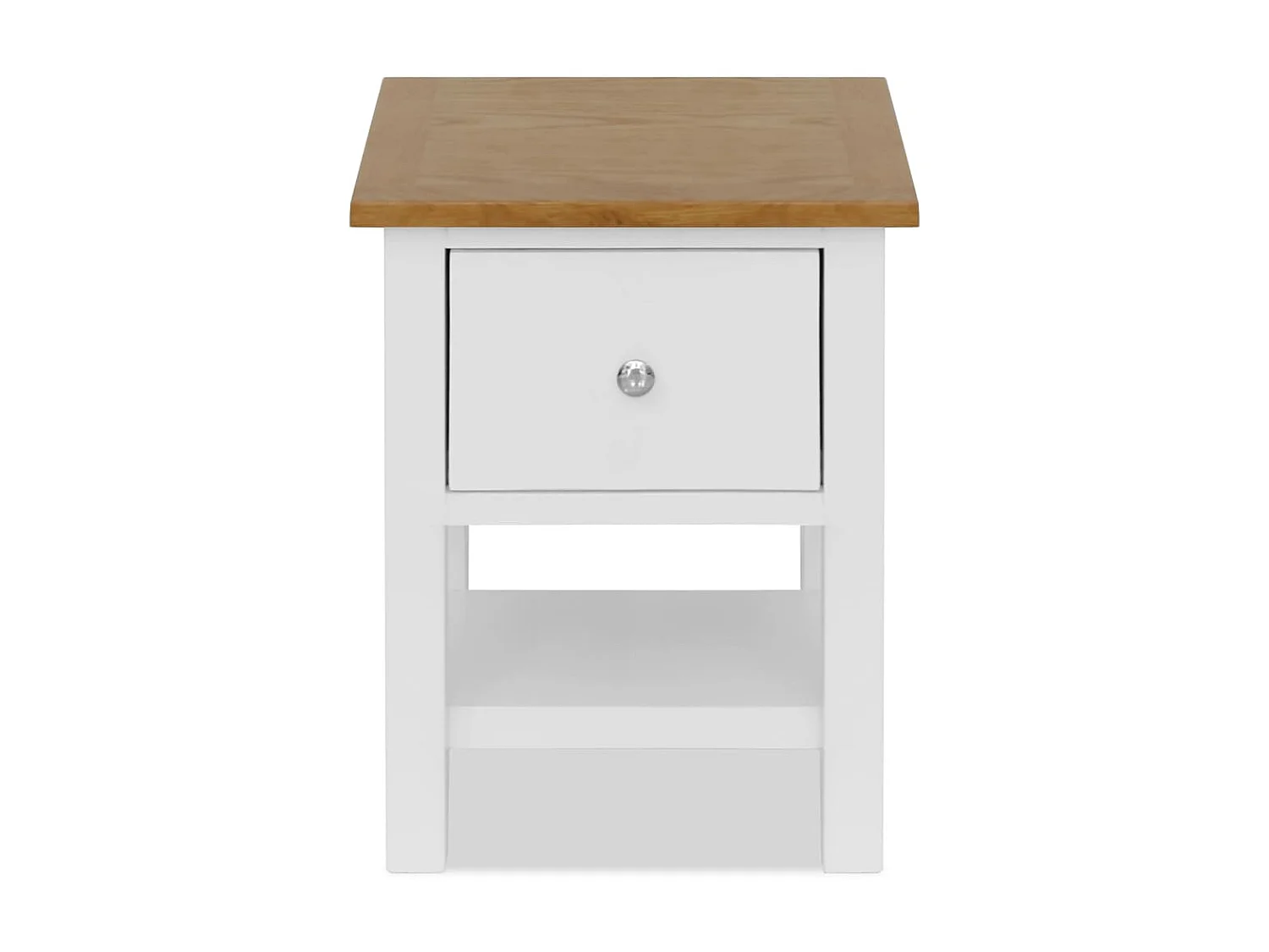 Table de chevet 36 x 30 x 47 cm Bois de chêne massif