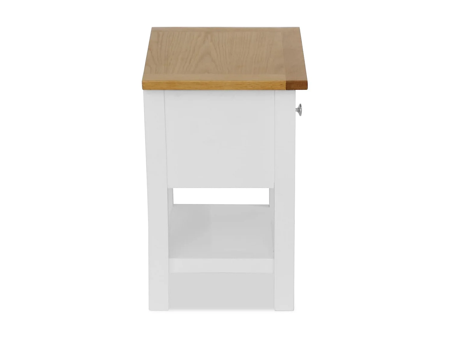 Table de chevet 36 x 30 x 47 cm Bois de chêne massif