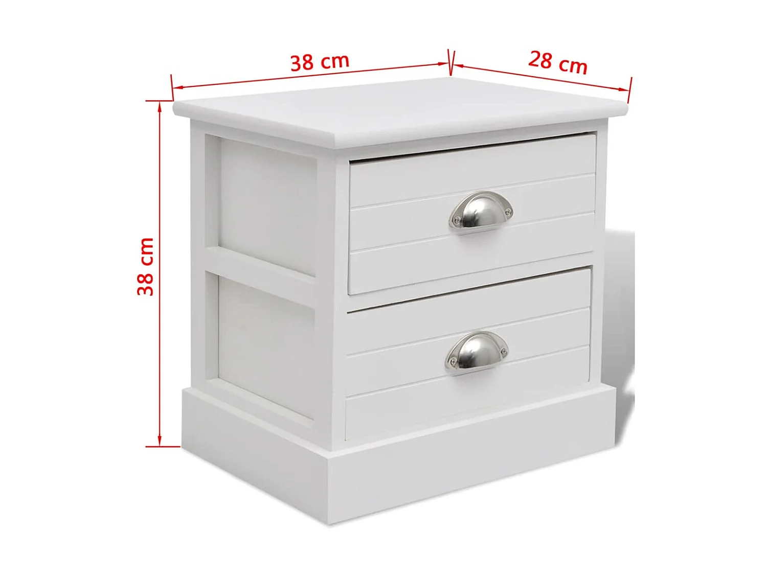 Table de chevet Blanc