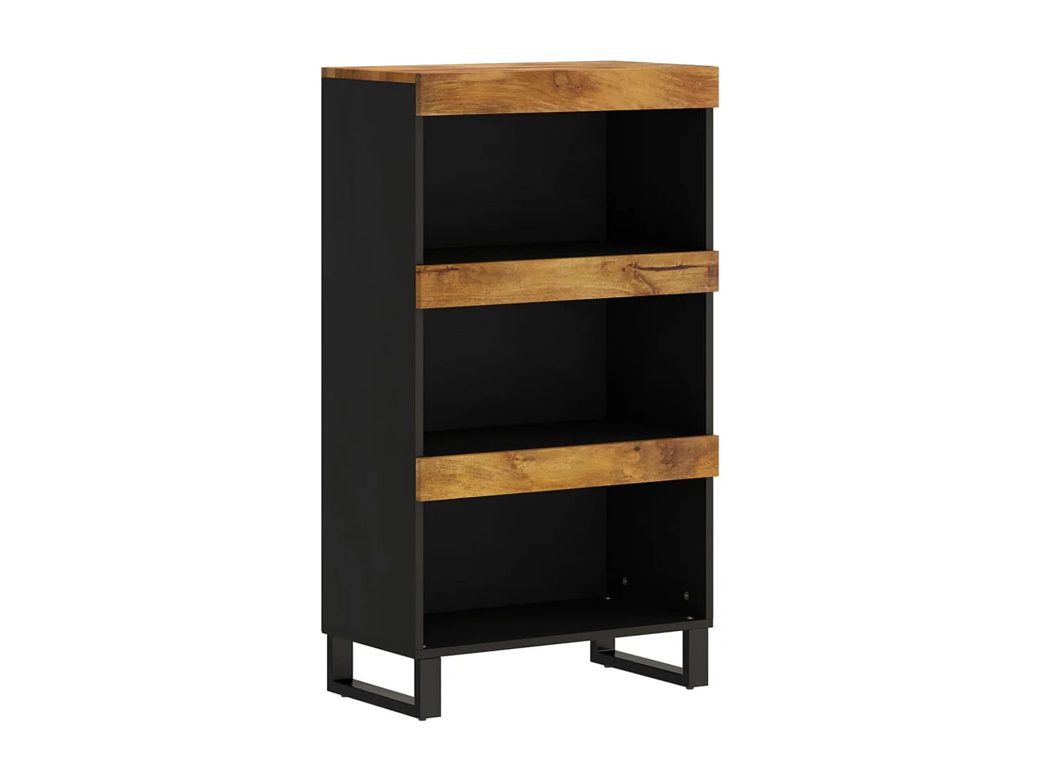 Mobile laterale 60x33x107 cm in legno massello di mango