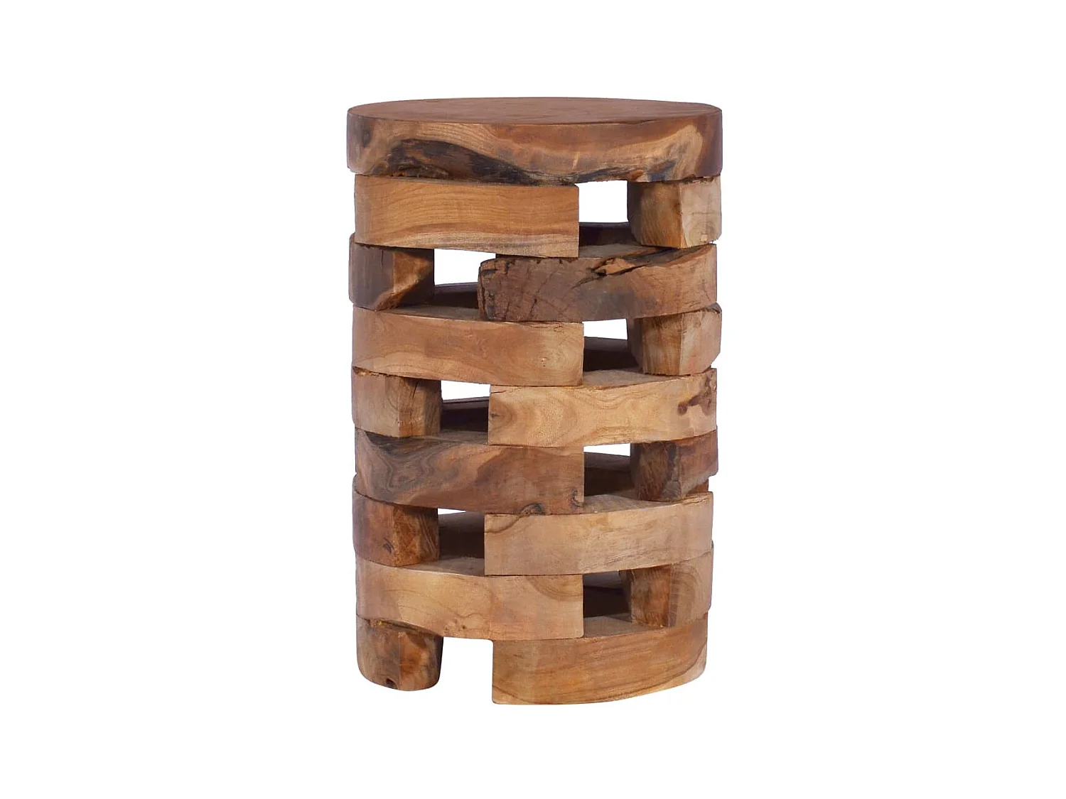 Table de chevet 30x30x45 cm Bois de teck massif