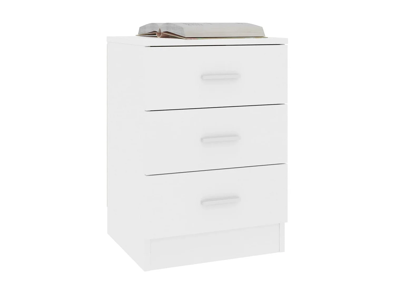 Tables de chevet 2 pcs Blanc 38x35x56 cm Bois d'ingénierie