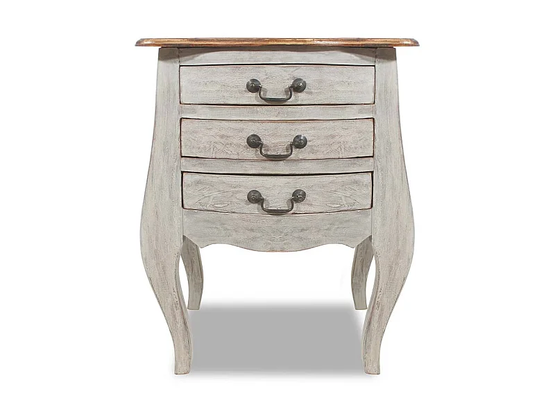 Comodino Legno massello di recupero 48 x 35 x 64 cm