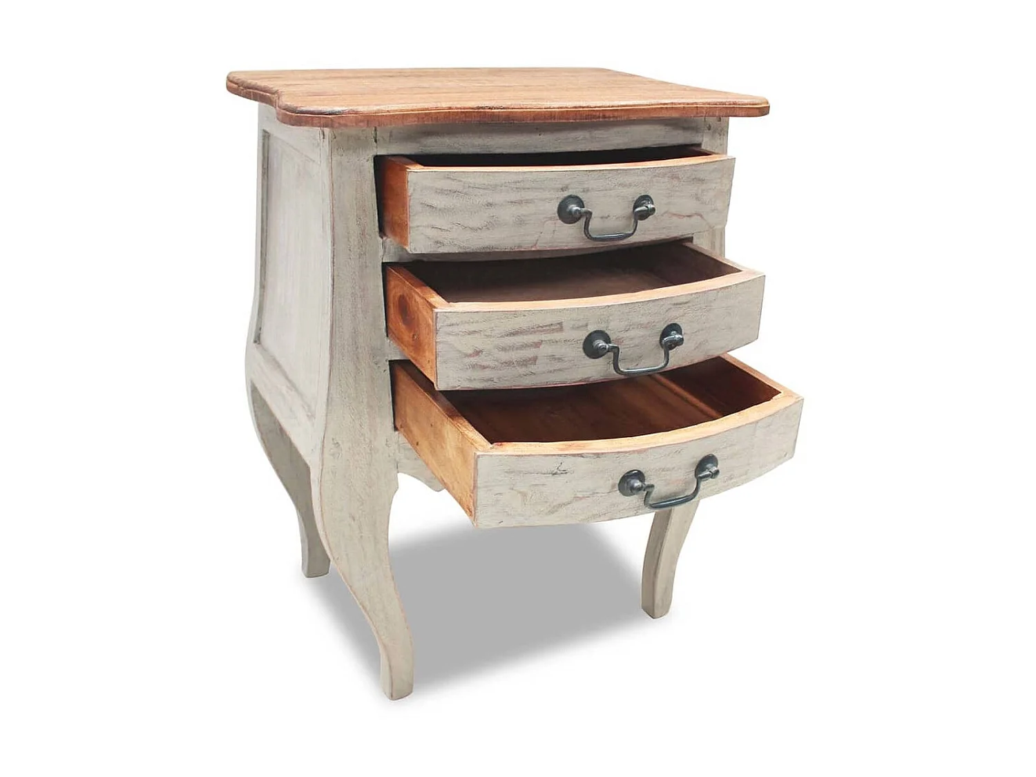 Comodino Legno massello di recupero 48 x 35 x 64 cm