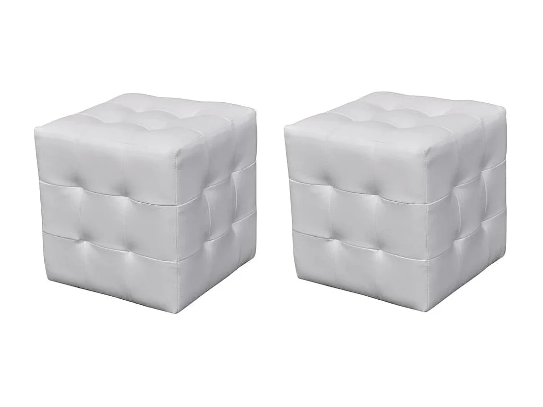 Sgabelli Cubo Bianco