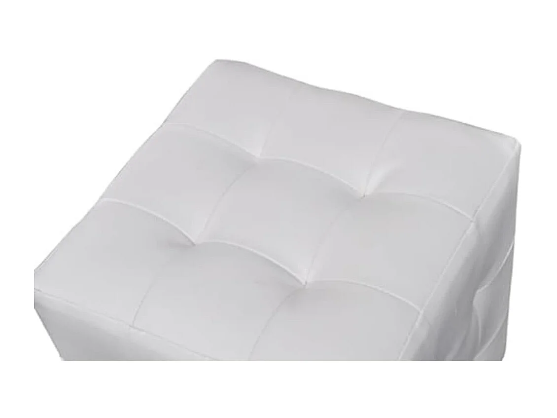 Tabourets cube Blanc