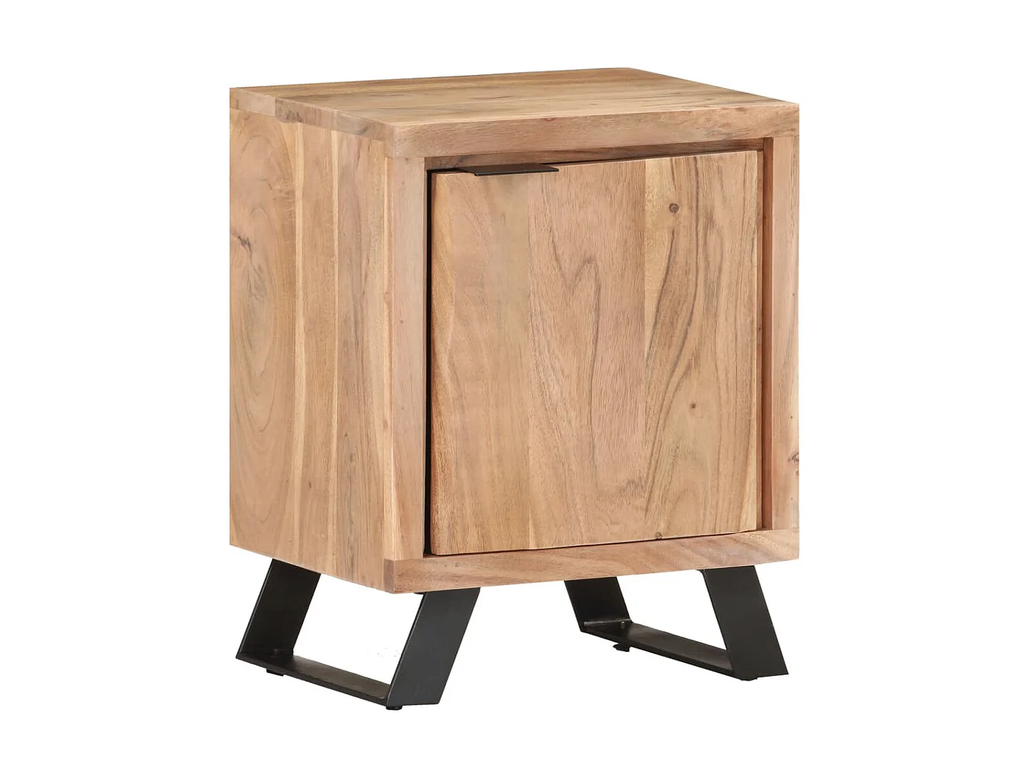 Nachttisch 40x30x50 cm Akazienholz mit Naturkante