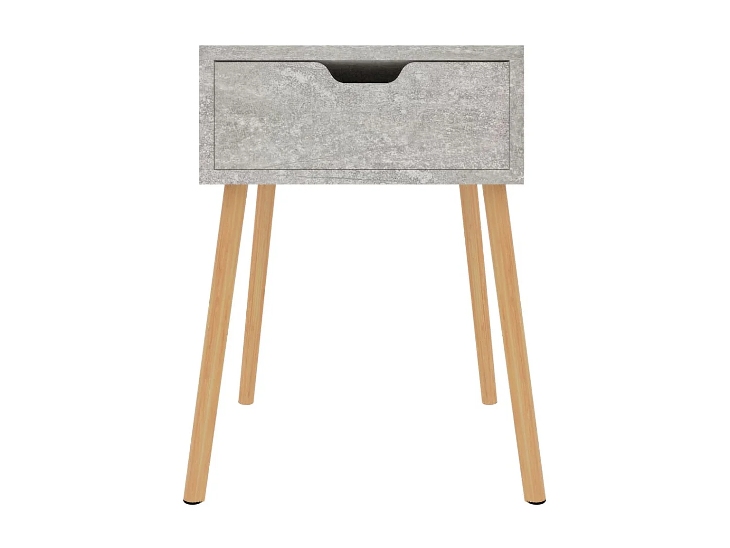 Nachttische 2 Stk. Betongrau 40x40x56 cm Spanplatte