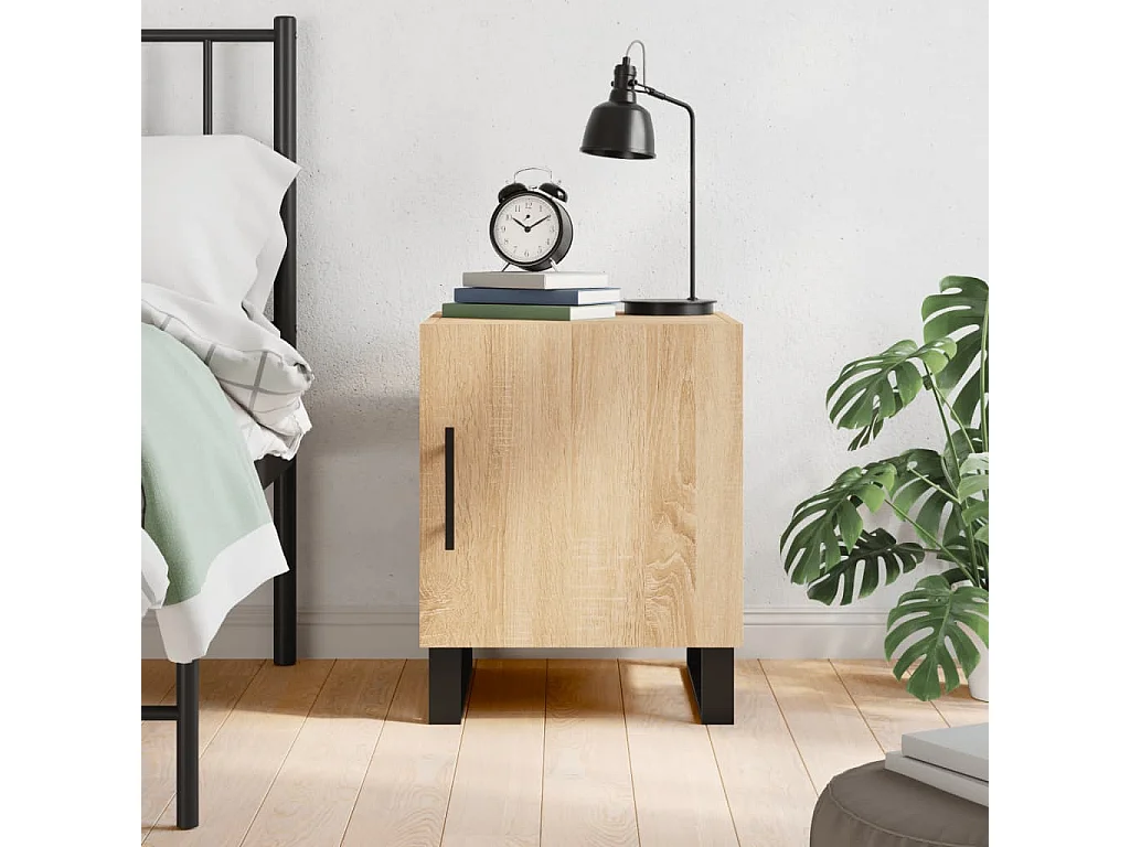 Sonoma eiken nachtkastje 40x40x50 cm samengesteld hout