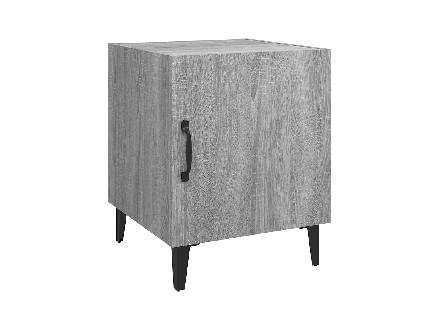 Table de chevet Sonoma gris Bois d'ingénierie