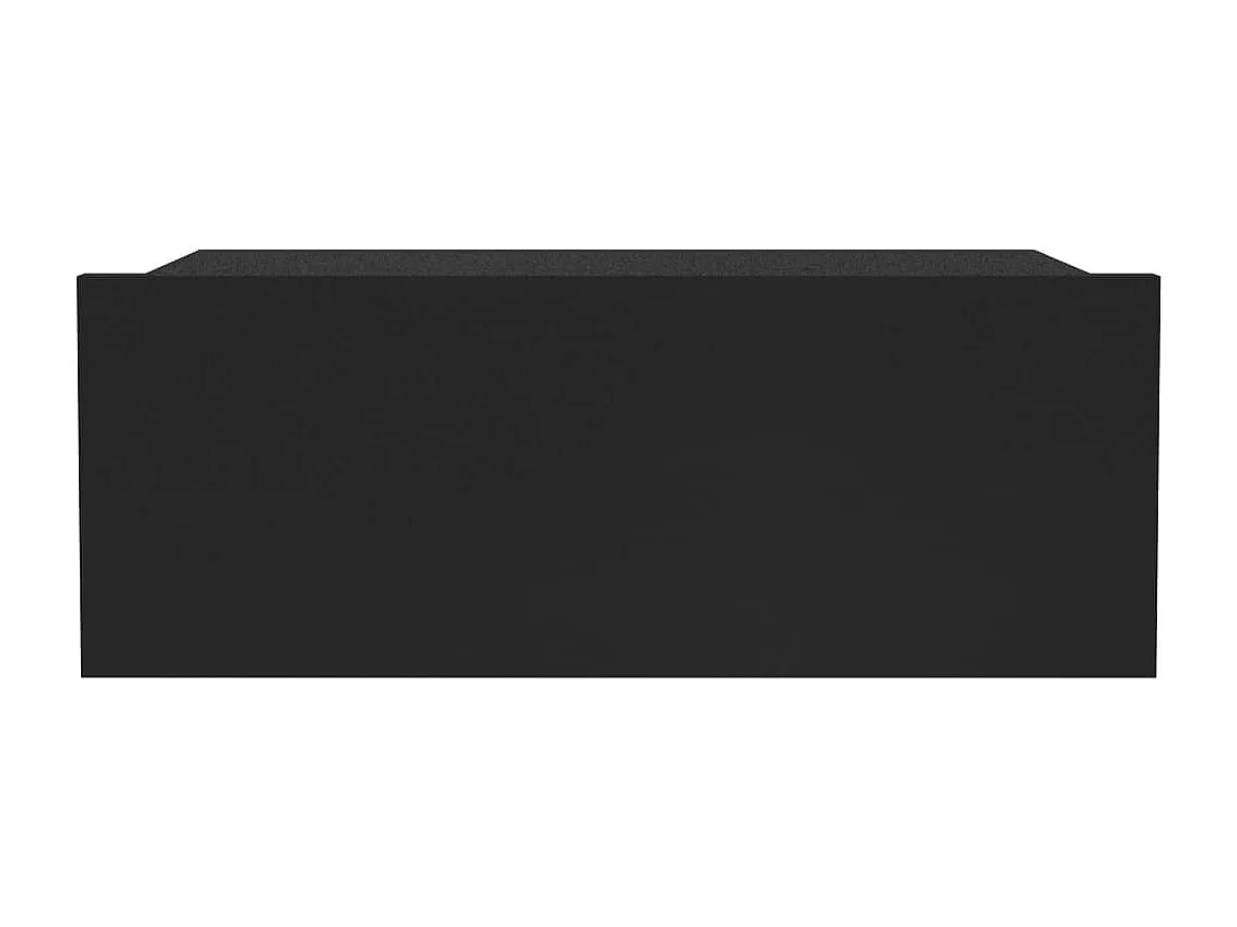 Tables de chevet flottantes 2 pcs Noir 40x30x15 cm