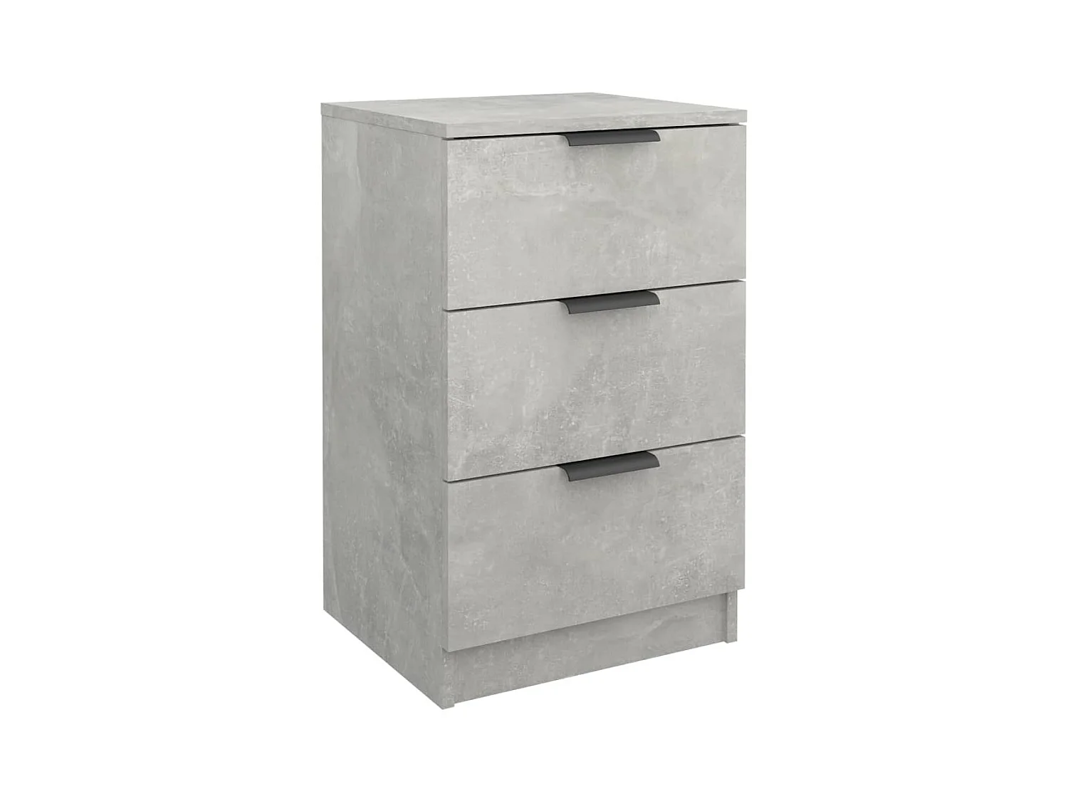 Comodino Grigio cemento 40x36x65 cm