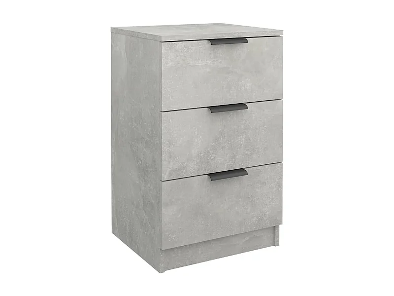 Comodino Grigio cemento 40x36x65 cm