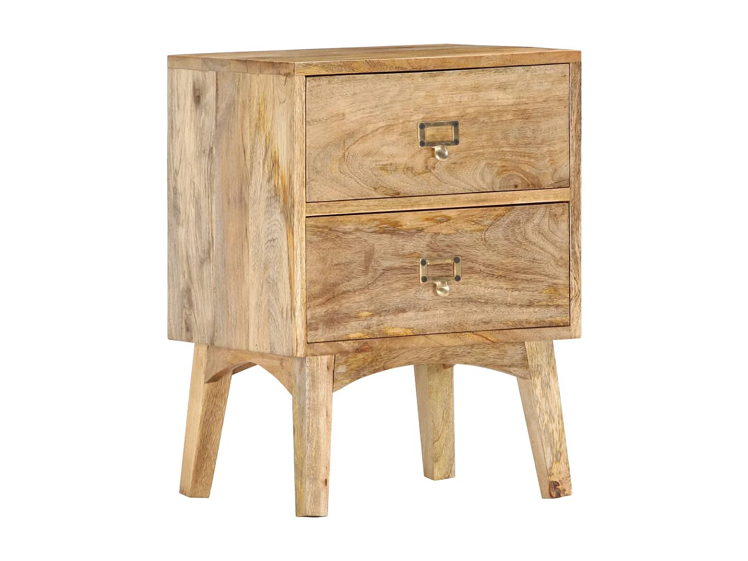 Table de chevet 40x35x55 cm Bois de manguier solide