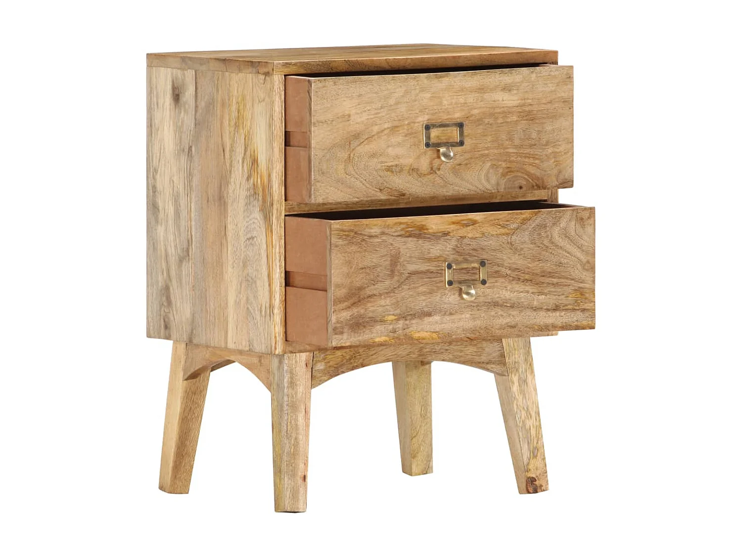 Table de chevet 40x35x55 cm Bois de manguier solide