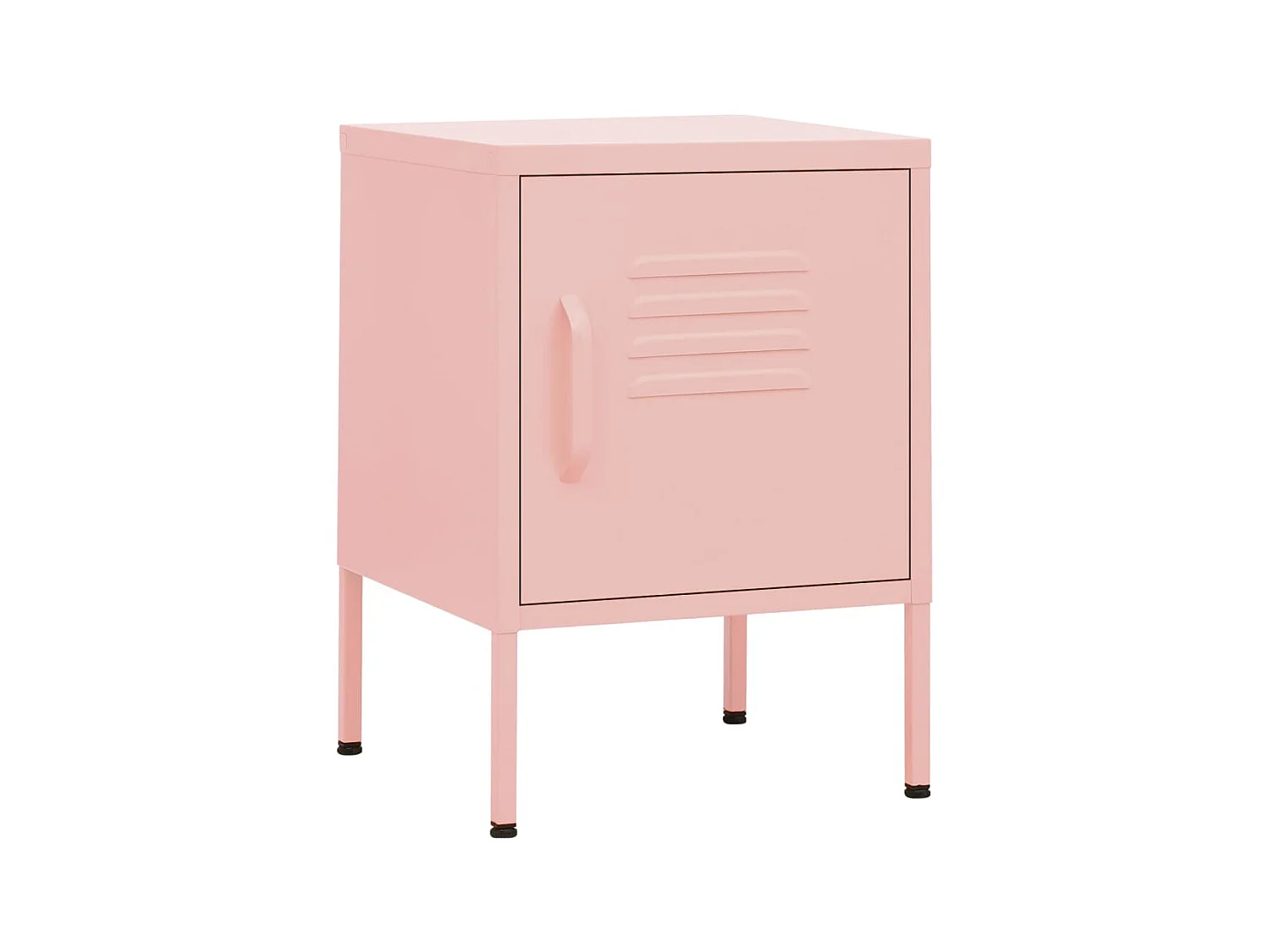 Table de chevet Rose 35x35x51 cm Acier