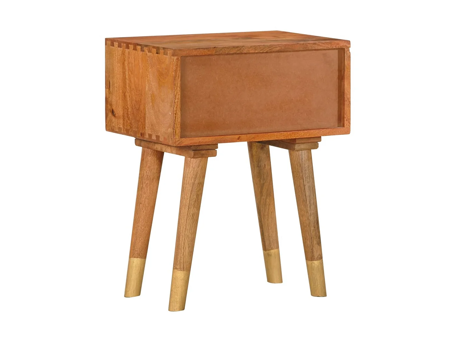 Mesita de noche 43 x 30 x 58 cm Madera maciza de mango