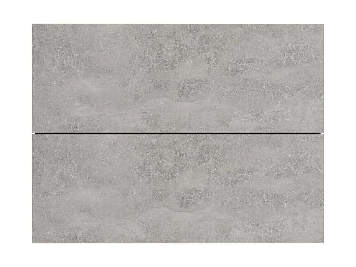 Mesa de cabeceira cinza concreto 40 x 30 x 30 cm aglomerado