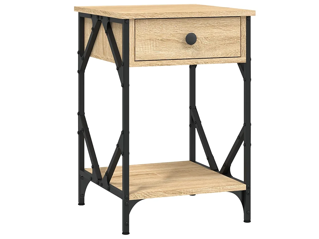 Sonoma eiken nachtkastje 40x42x60 cm samengesteld hout