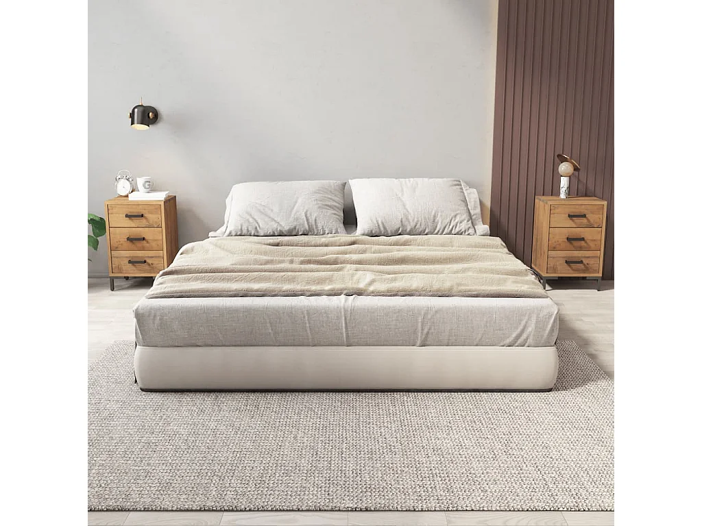 Comodini 2 pezzi 40x30x55 cm Legno di pino massiccio