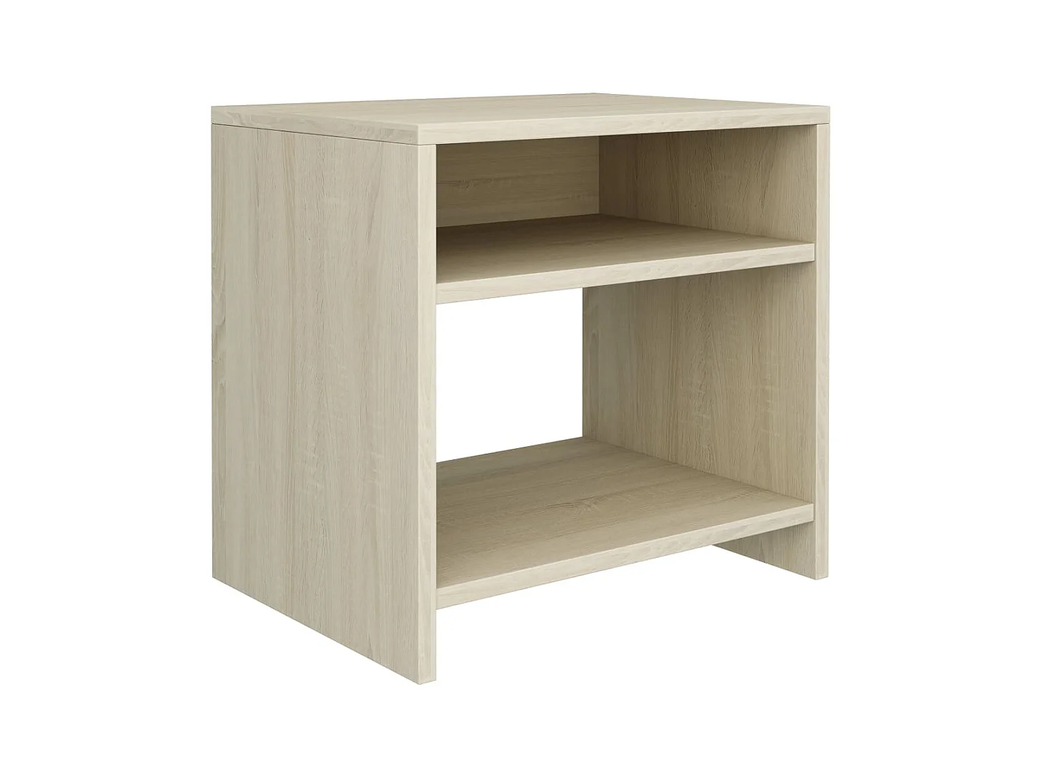Comodino rovere Sonoma 40x30x40 cm MDF