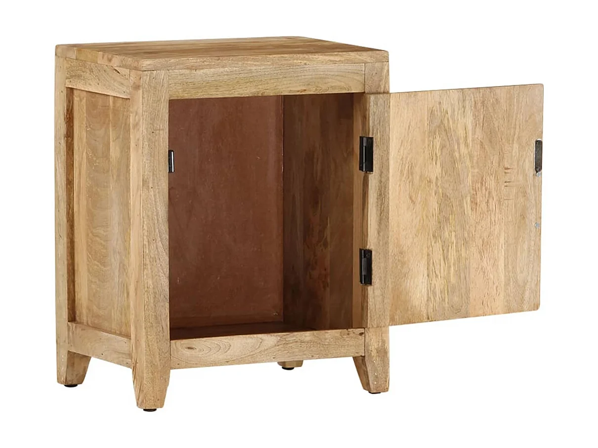 Table de chevet 40x30x50 cm Bois de manguier massif