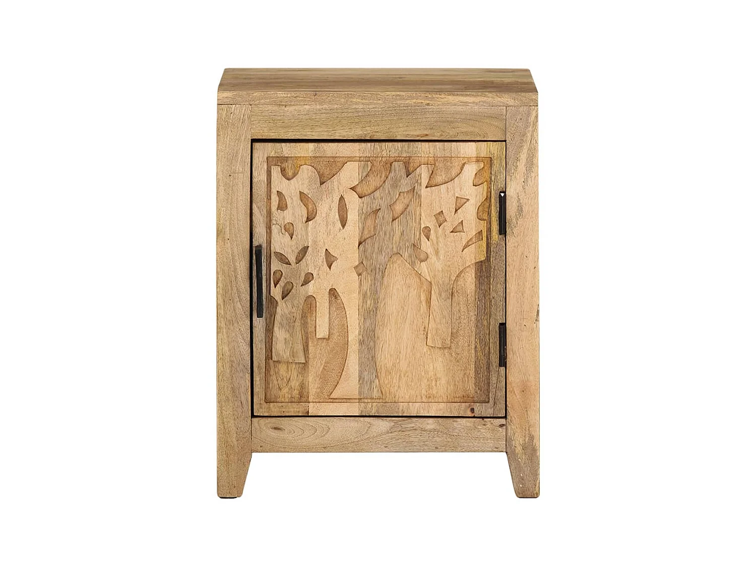 Table de chevet 40x30x50 cm Bois de manguier massif