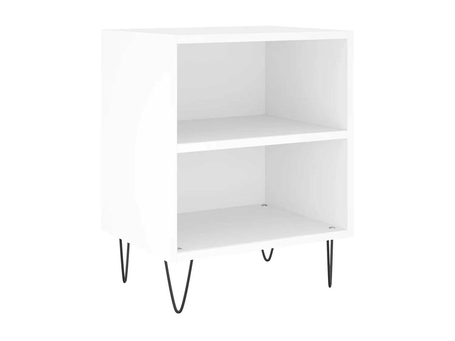 Tables de chevet 2 pcs blanc 40x30x50 cm bois d'ingénierie