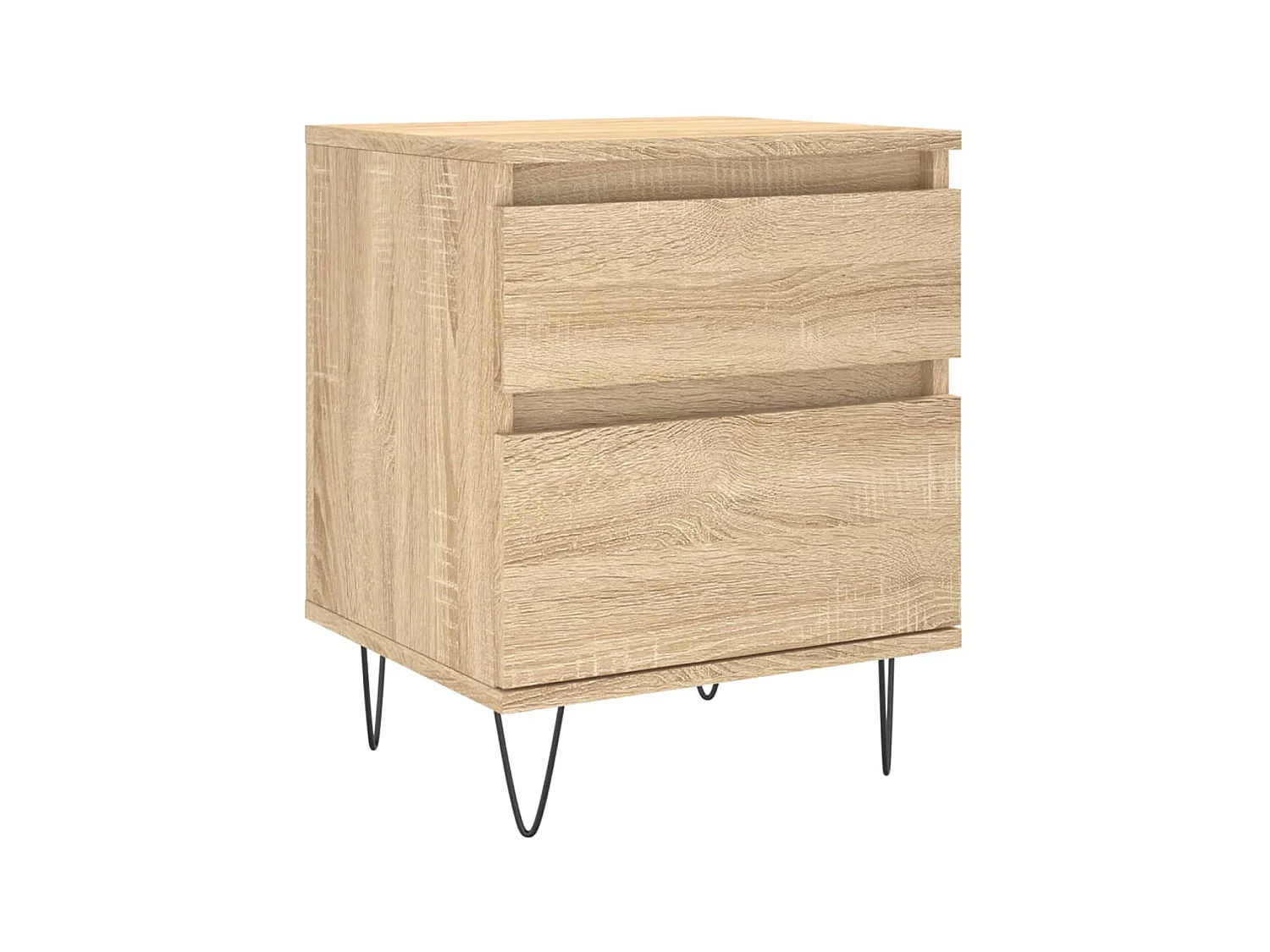 Table de chevet chêne sonoma 40x35x50 cm bois d’ingénierie