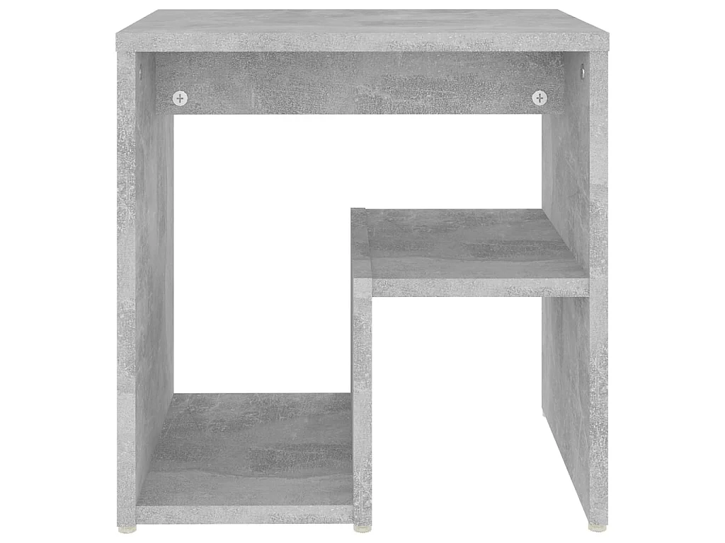 Table de chevet Gris béton 40x30x40 cm Aggloméré