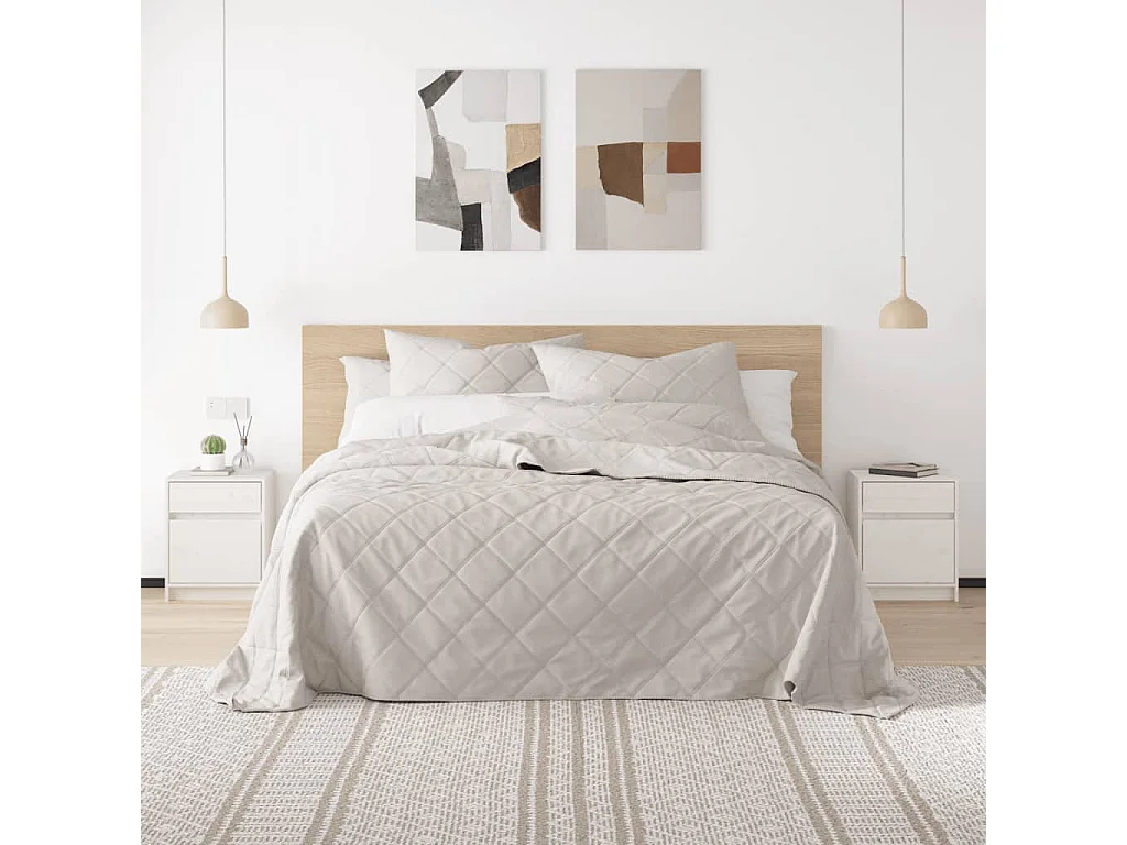 Comodini 2 pz Bianco 40x31x50 cm Legno di pino massiccio