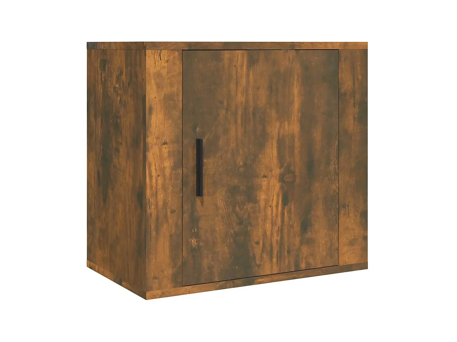 Comodino sospeso Rovere affumicato 50x30x47 cm