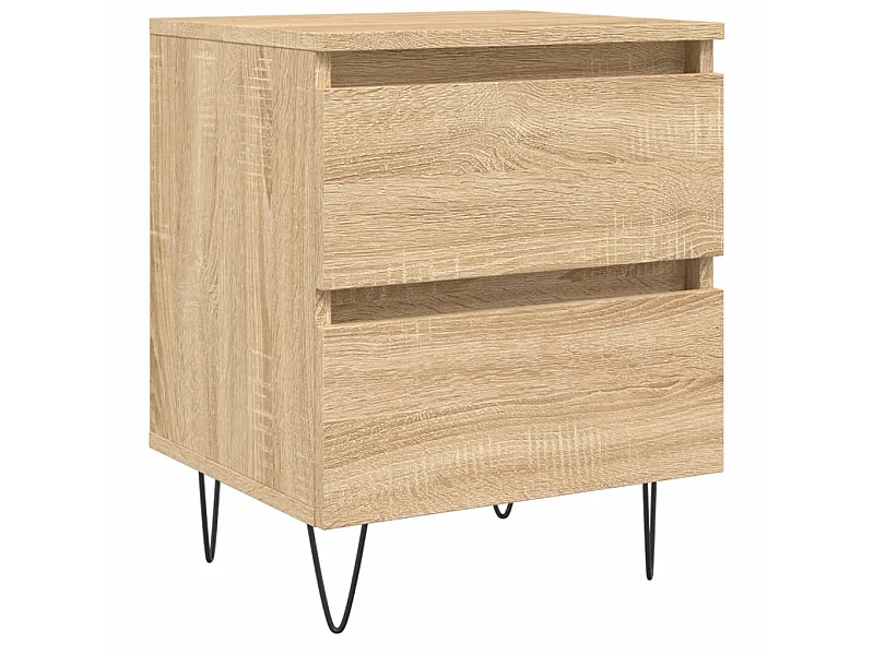 Table de chevet chêne sonoma 40x35x50 cm bois d’ingénierie