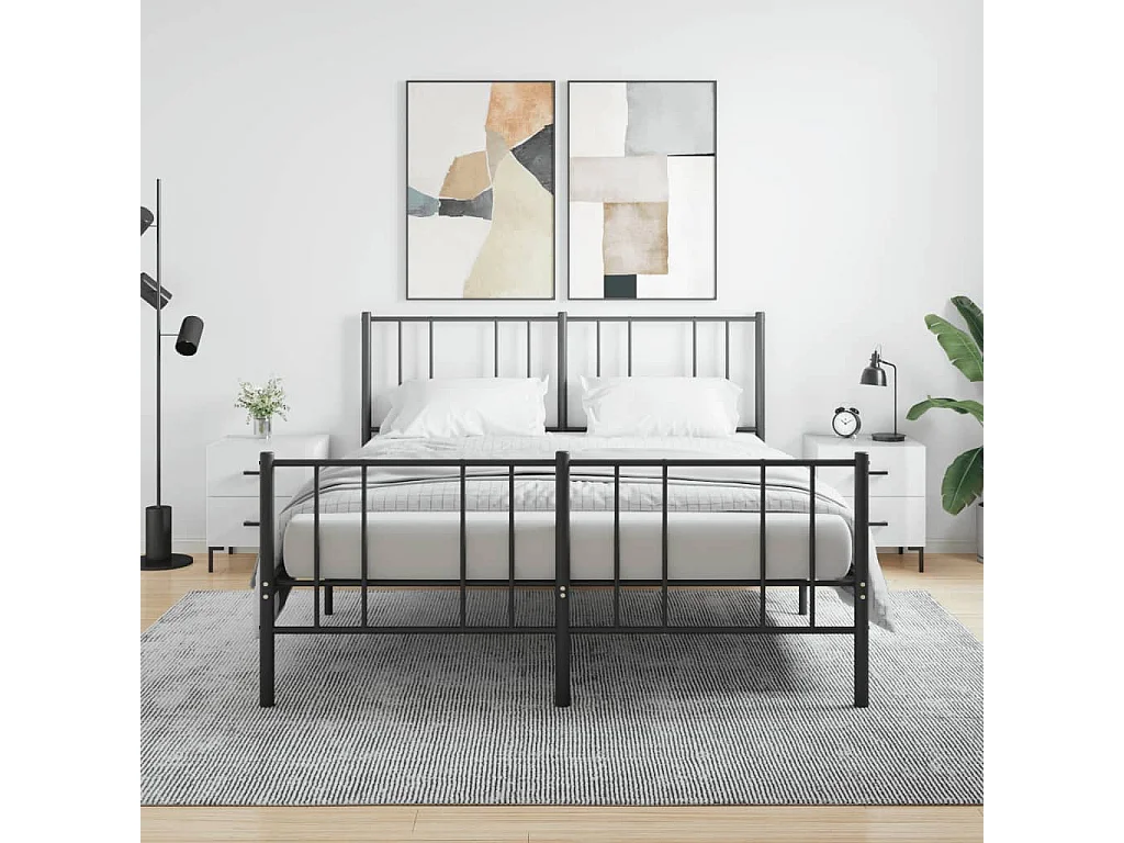 Nachtkastjes 2 stuks glanzend wit 40x35x47,5 cm