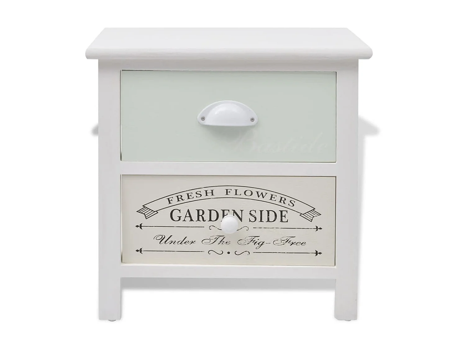 Nachttisch im französischen Stil aus Holz