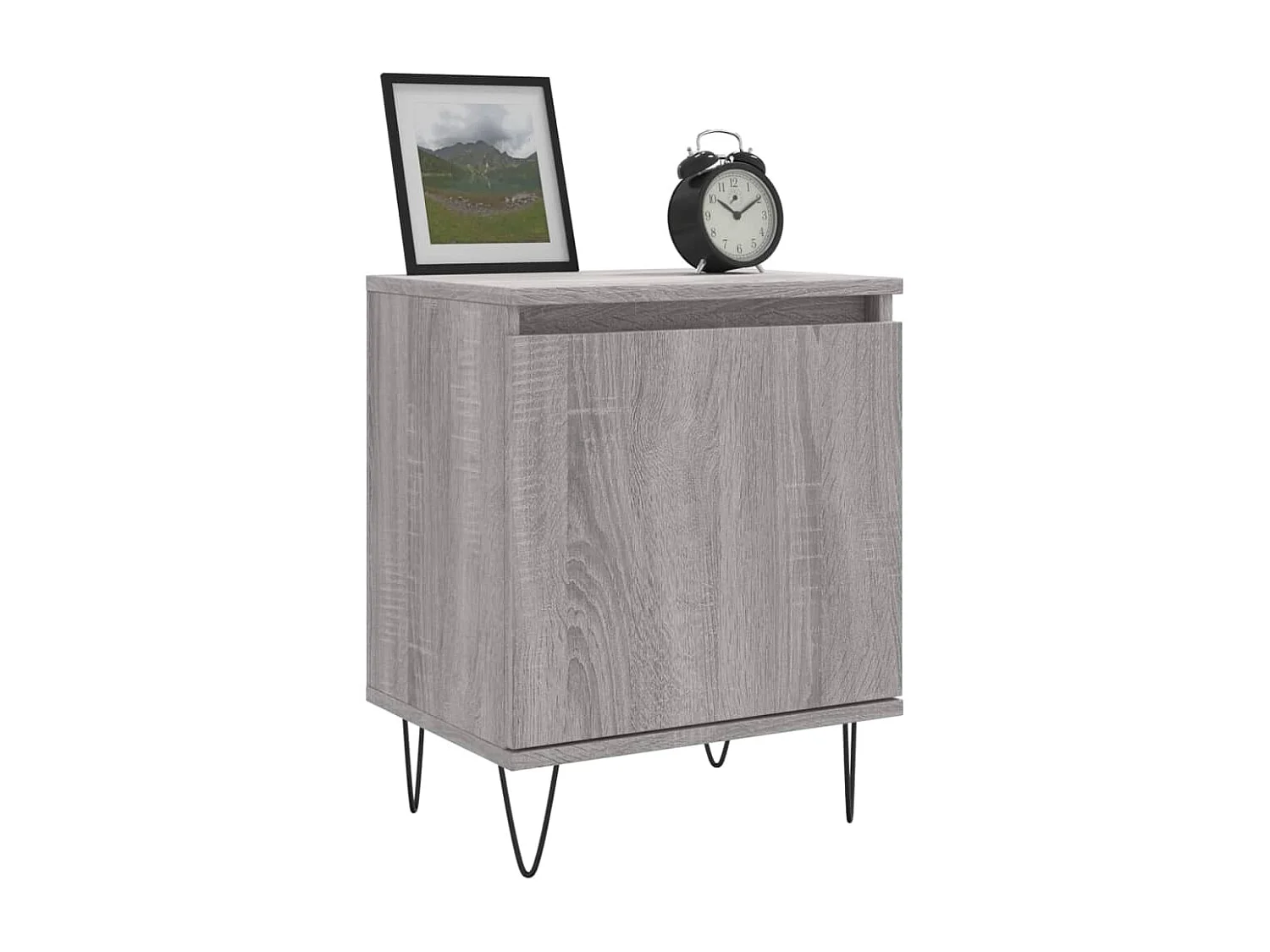 Tables de chevet 2 pcs sonoma gris 40x30x50cm bois d'ingénierie