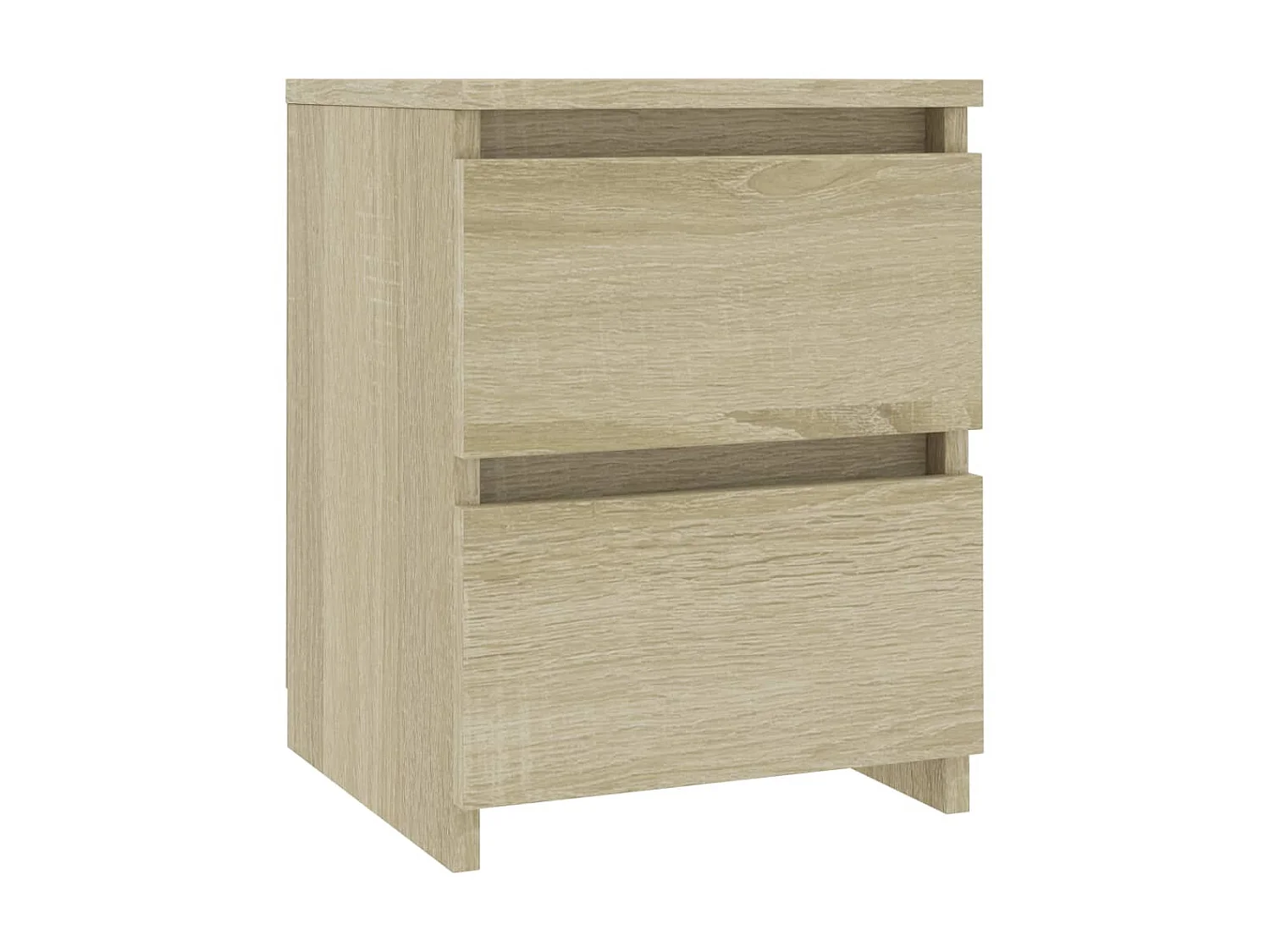 Nachttische 2 Stk. Sonoma-Eiche 30 x 30 x 40 cm Spanplatte