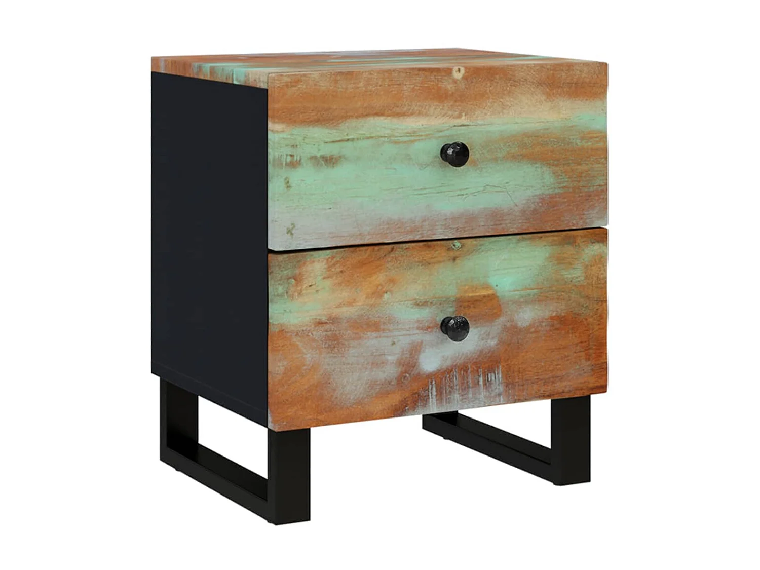 Table de chevet 40x33x46 cm Bois massif de récupération