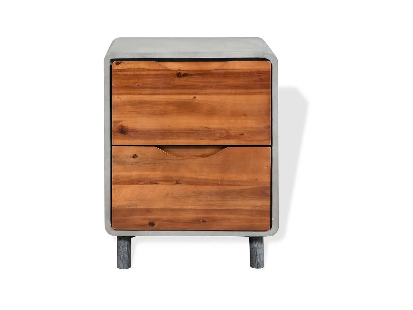 Table de chevet Bois d'acacia massif 40 x 30 x 50 cm
