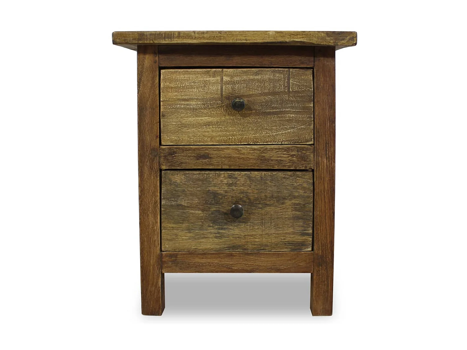 Nachttisch Massives Altholz 40 x 30 x 51 cm