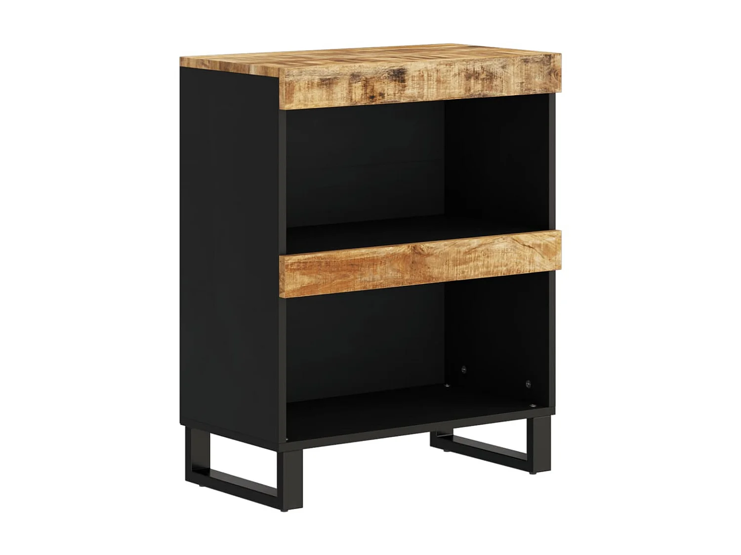 Mobile laterale 60x33x75 cm in legno massello di mango