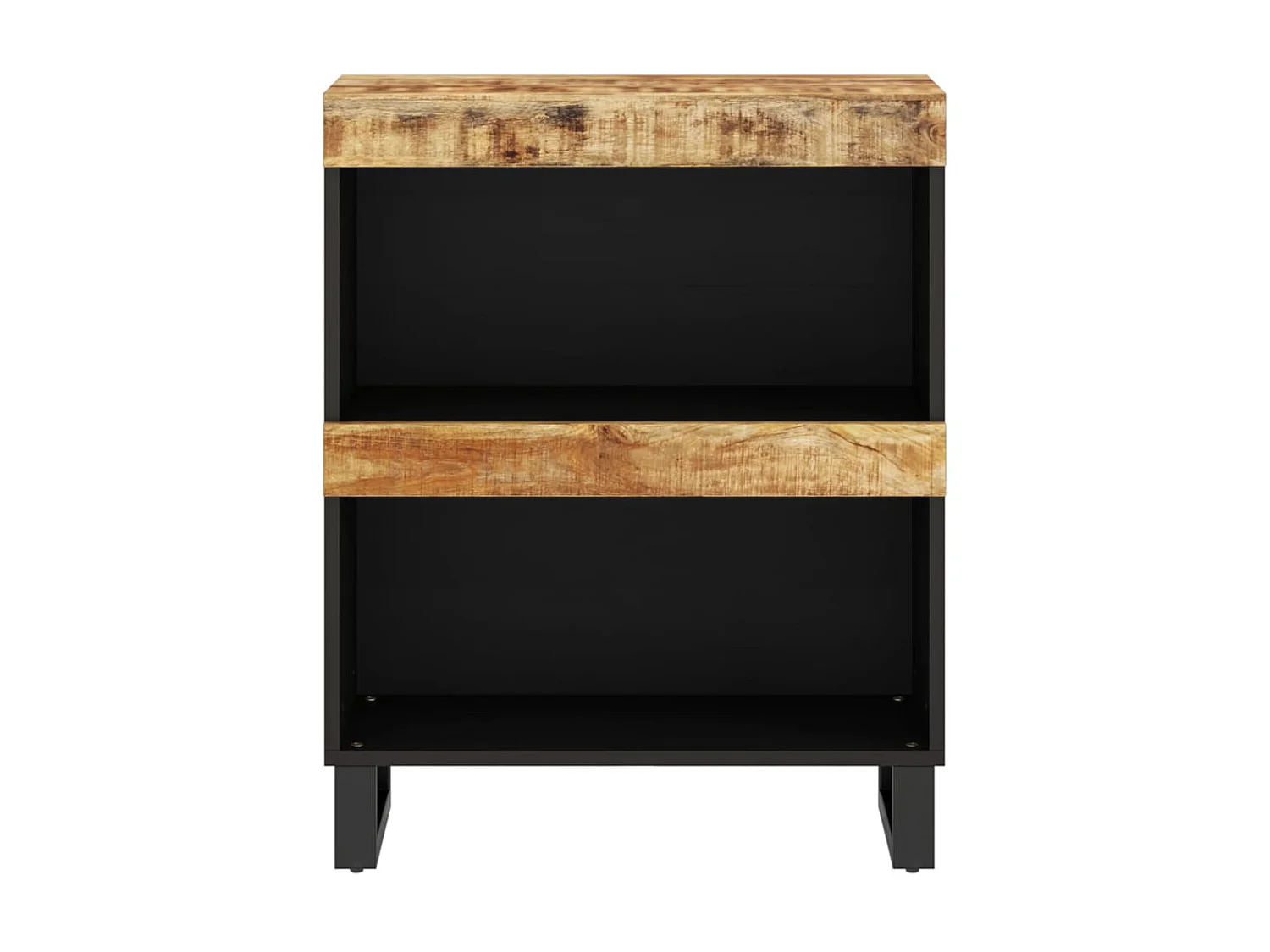 Mobile laterale 60x33x75 cm in legno massello di mango