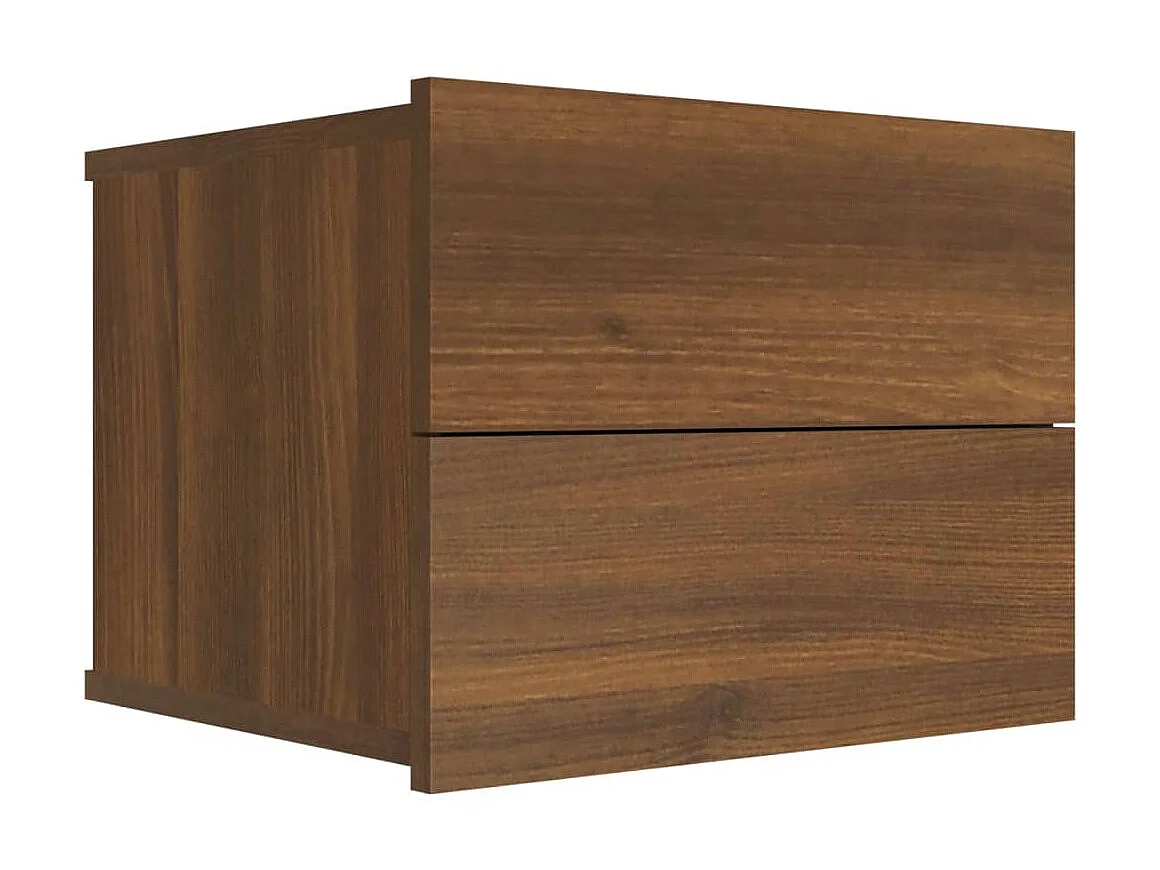 Table de chevet Chêne marron 40x30x30 cm Bois d'ingénierie