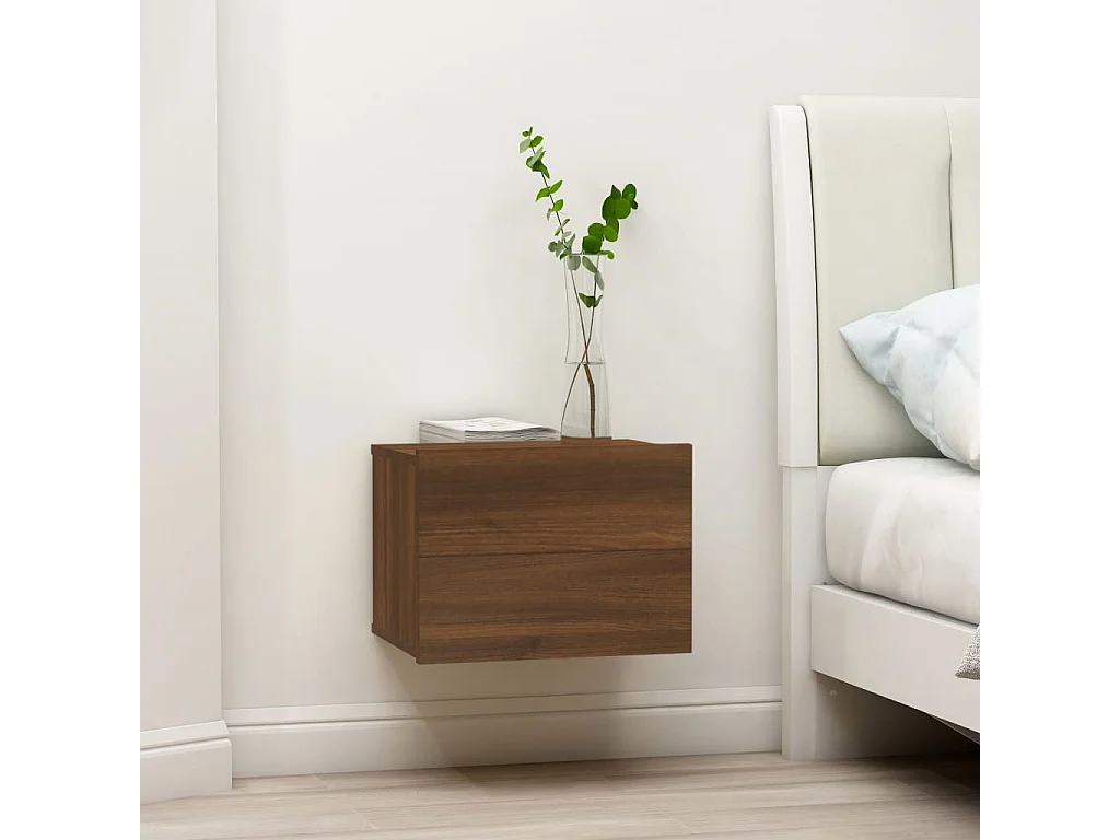 Table de chevet Chêne marron 40x30x30 cm Bois d'ingénierie