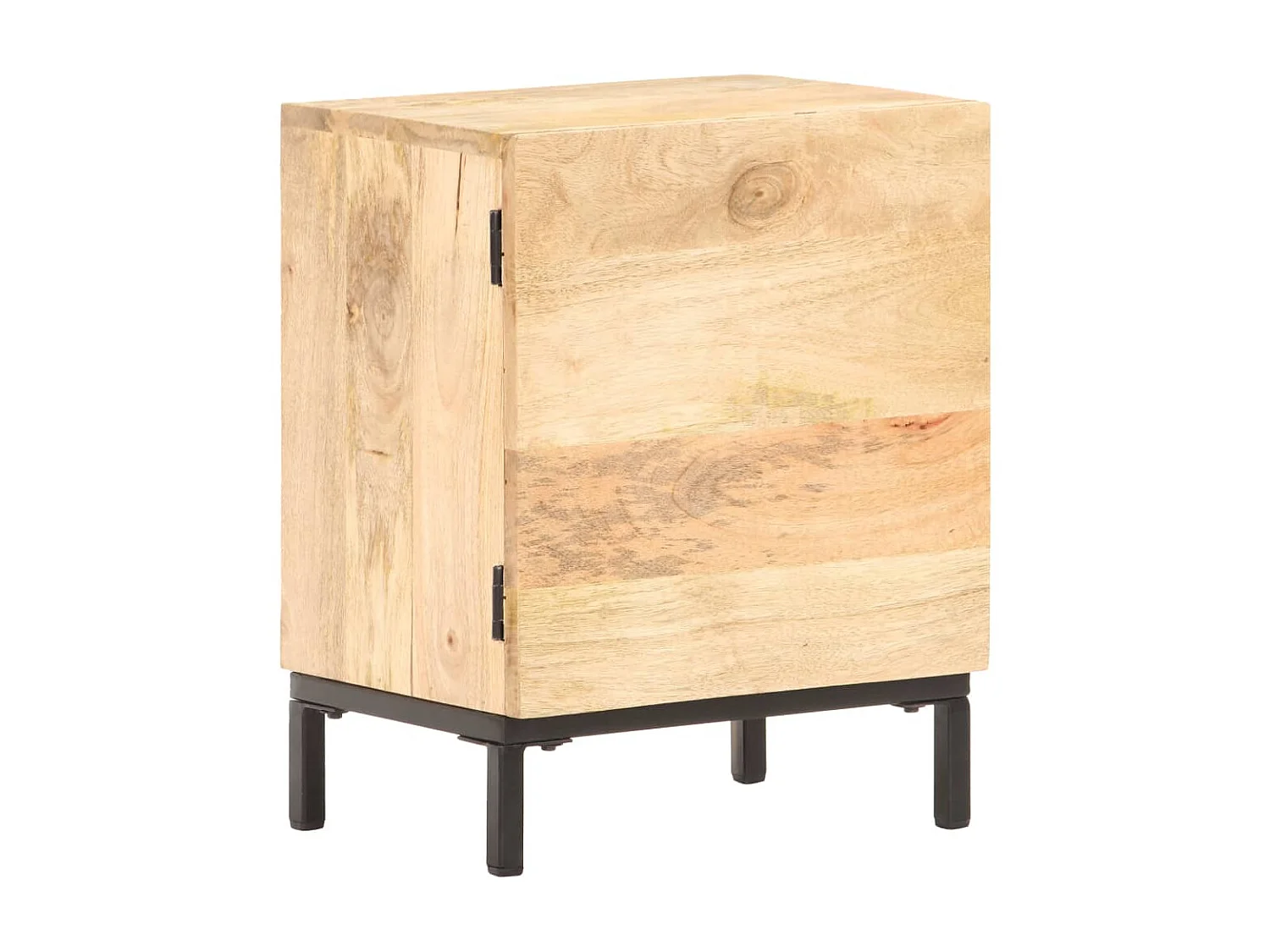 Comodino 40x30x51 cm Legno massello di mango