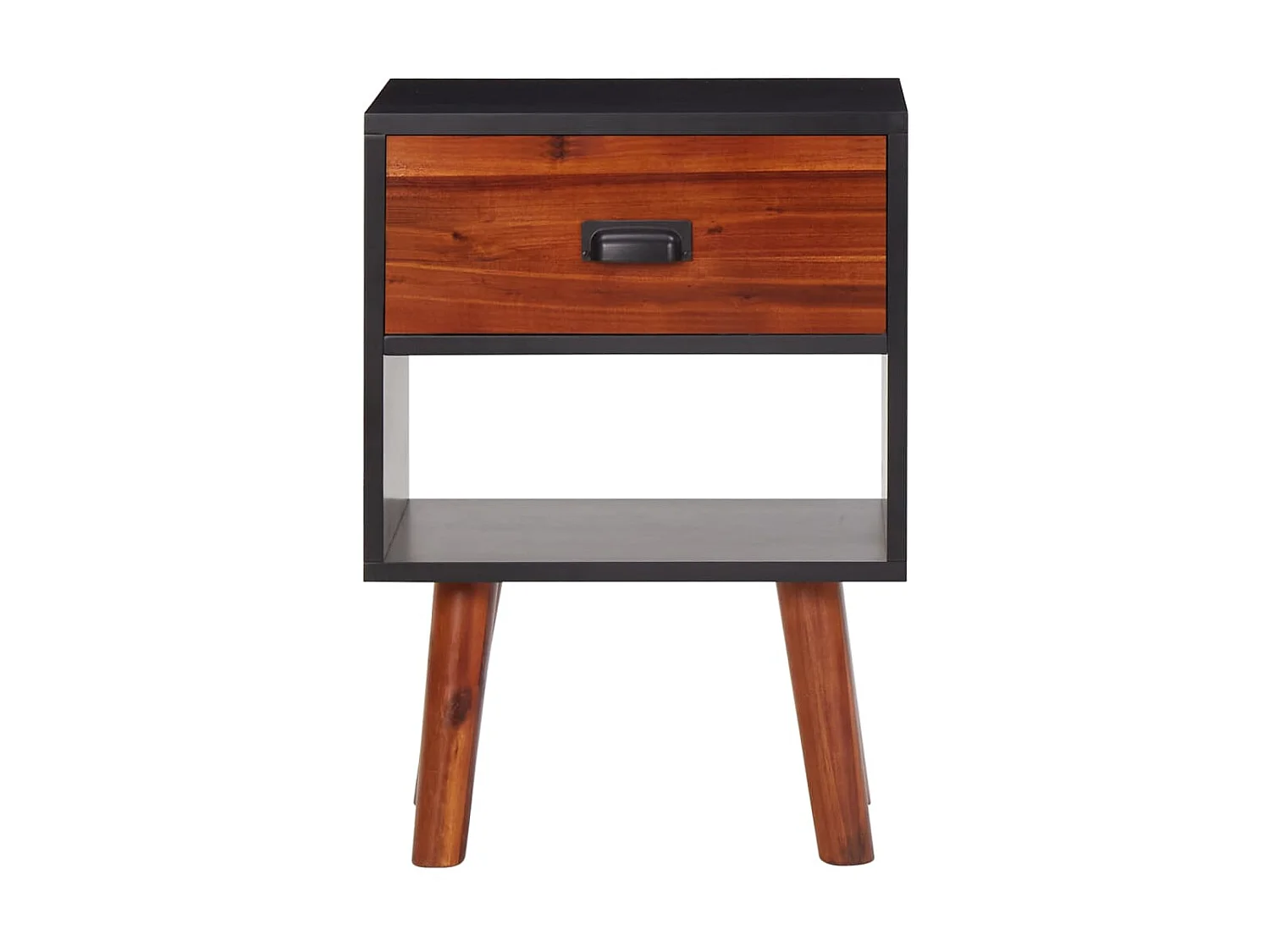 Bois d'acacia massif Tables de chevet 2 pcs 40x30x57 cm