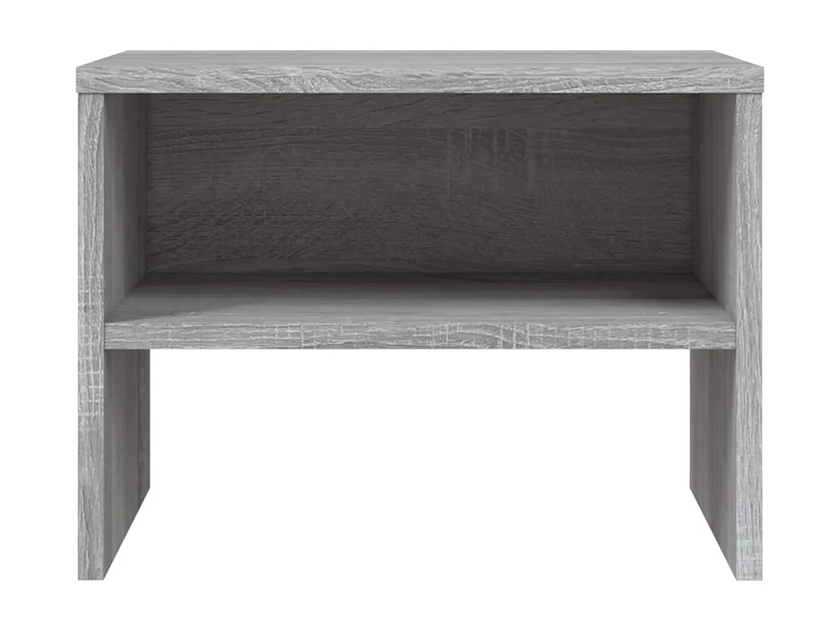 Table de chevet Sonoma gris 40x30x30 cm Bois d'ingénierie