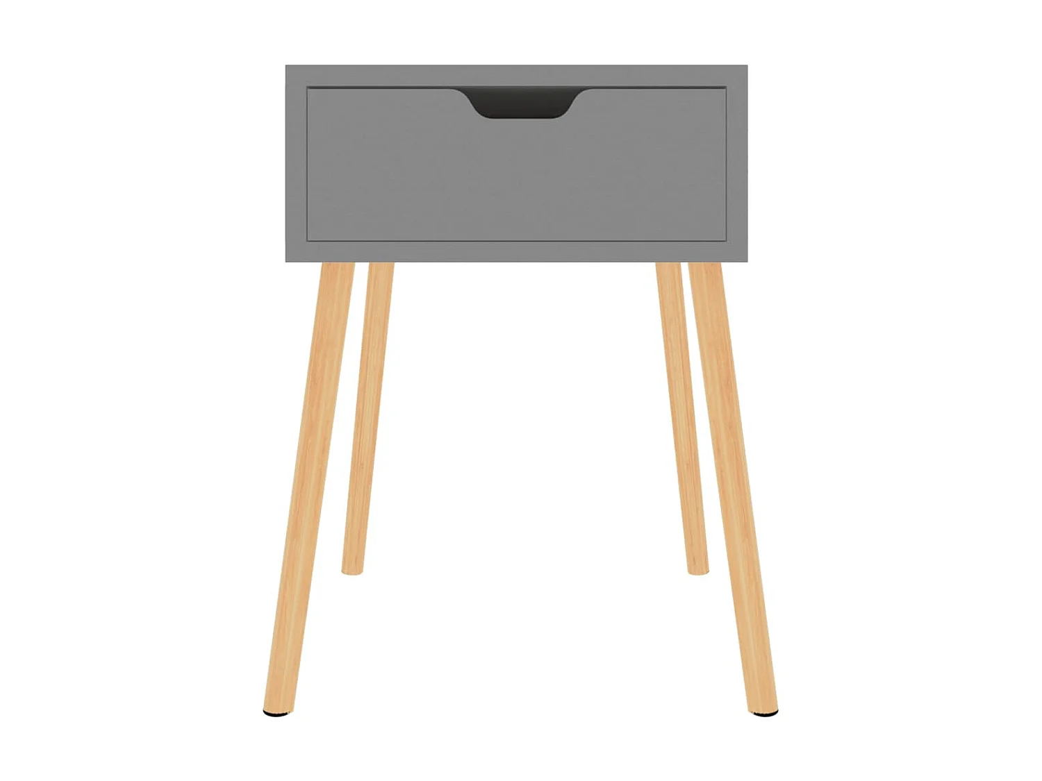 Tables de chevet 2 pcs Gris 40x40x56 cm Aggloméré