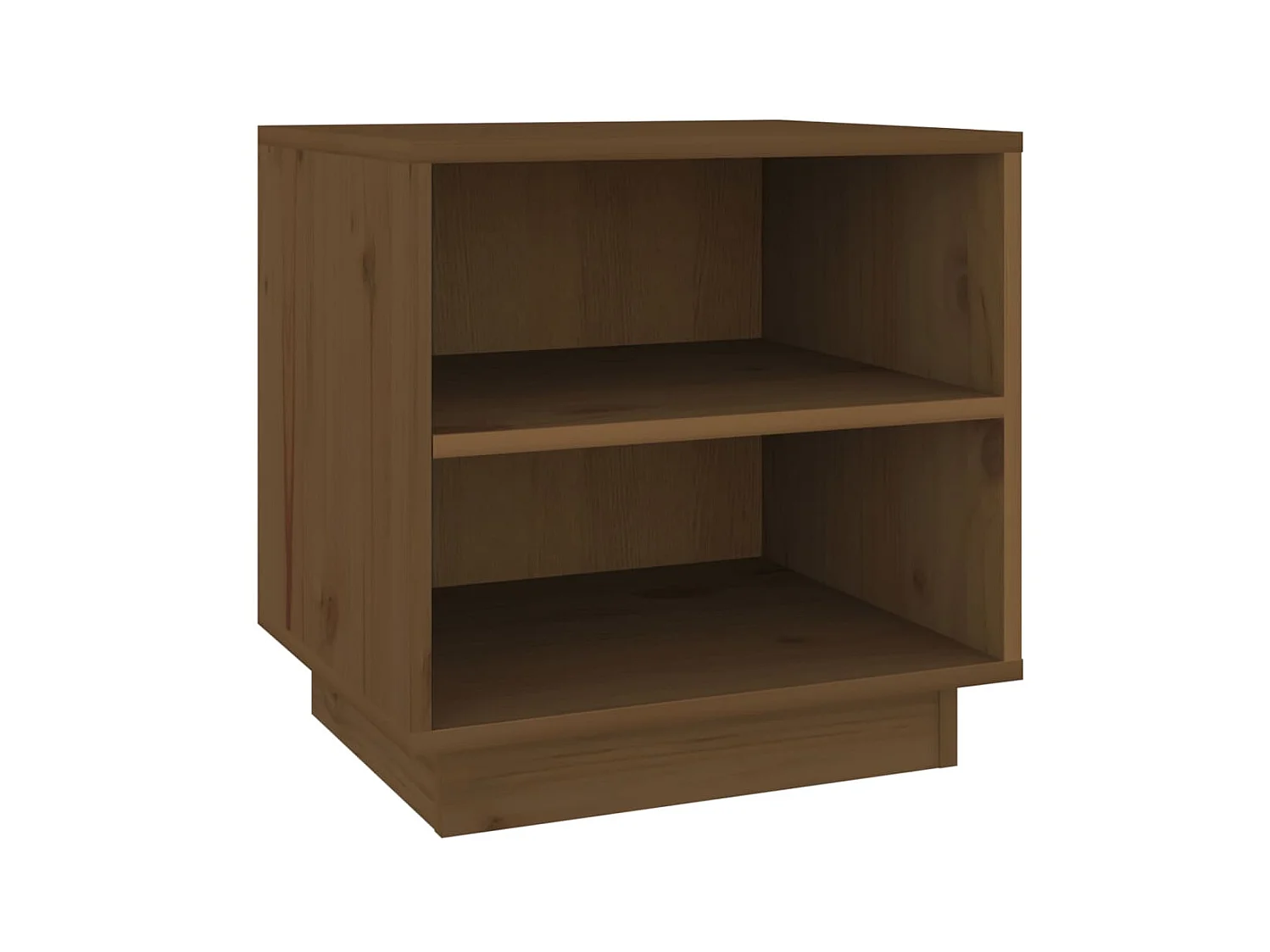 Tables de chevet 2pcs Marron miel 40x34x40cm Bois de pin solide
